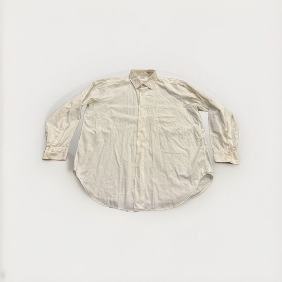 Pilgrim Other - Vintage 1950's Pilgrim Mens White Button Up Long Sleeve Shirt Size XL All Cotton